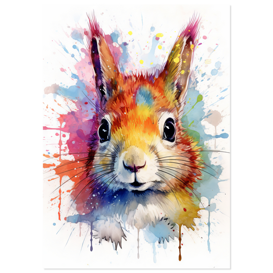 Squirrel pop art (SQUIRREL06)