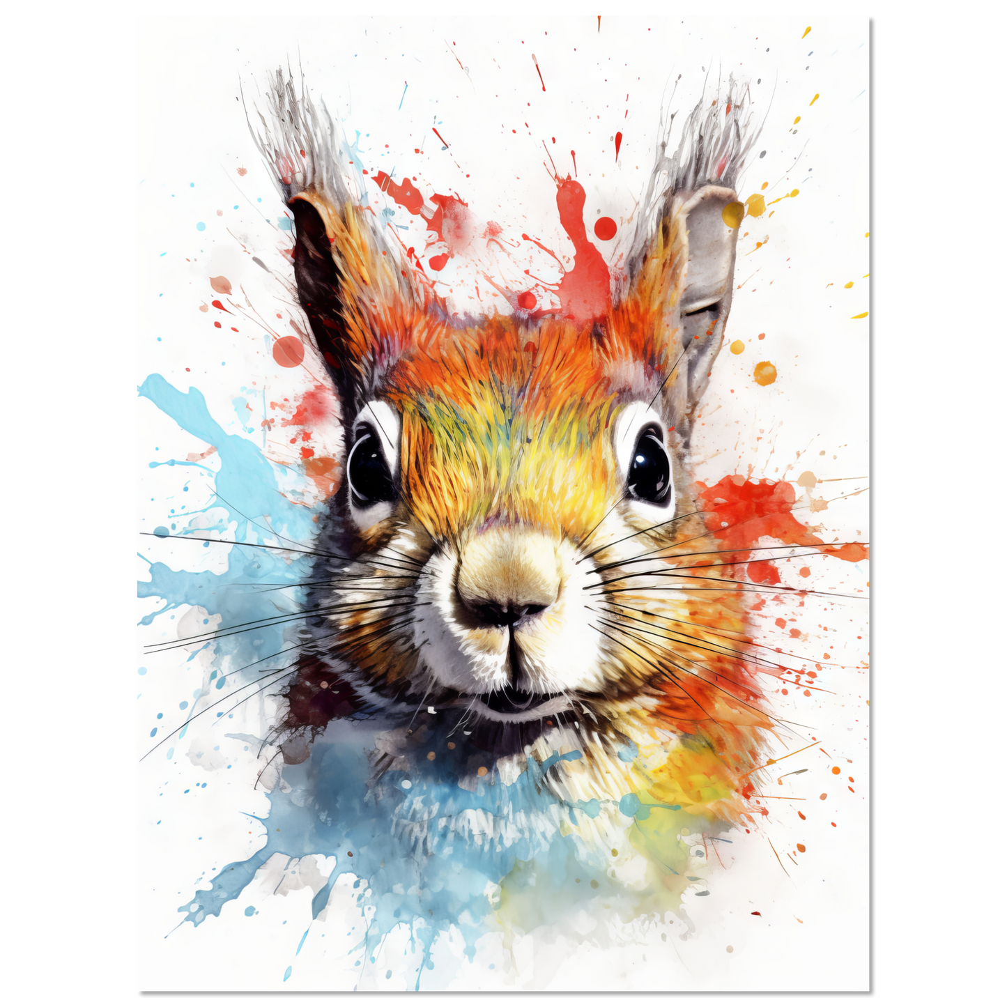 Squirrel pop art (SQUIRREL07)