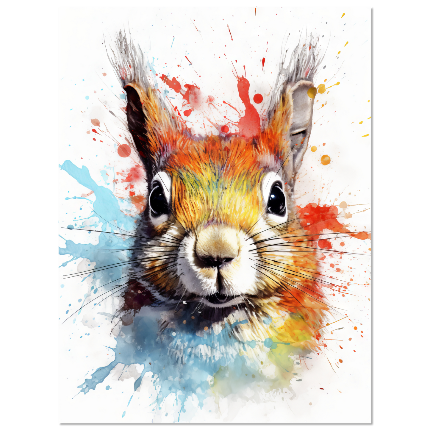 Squirrel pop art (SQUIRREL07)