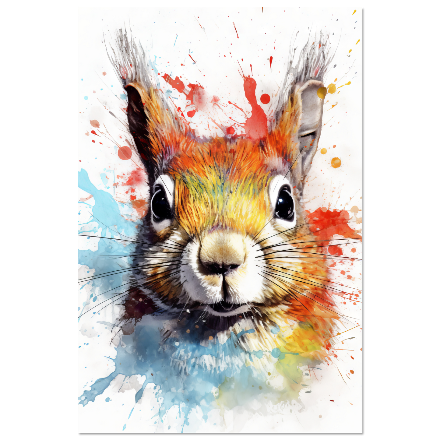 Squirrel pop art (SQUIRREL07)