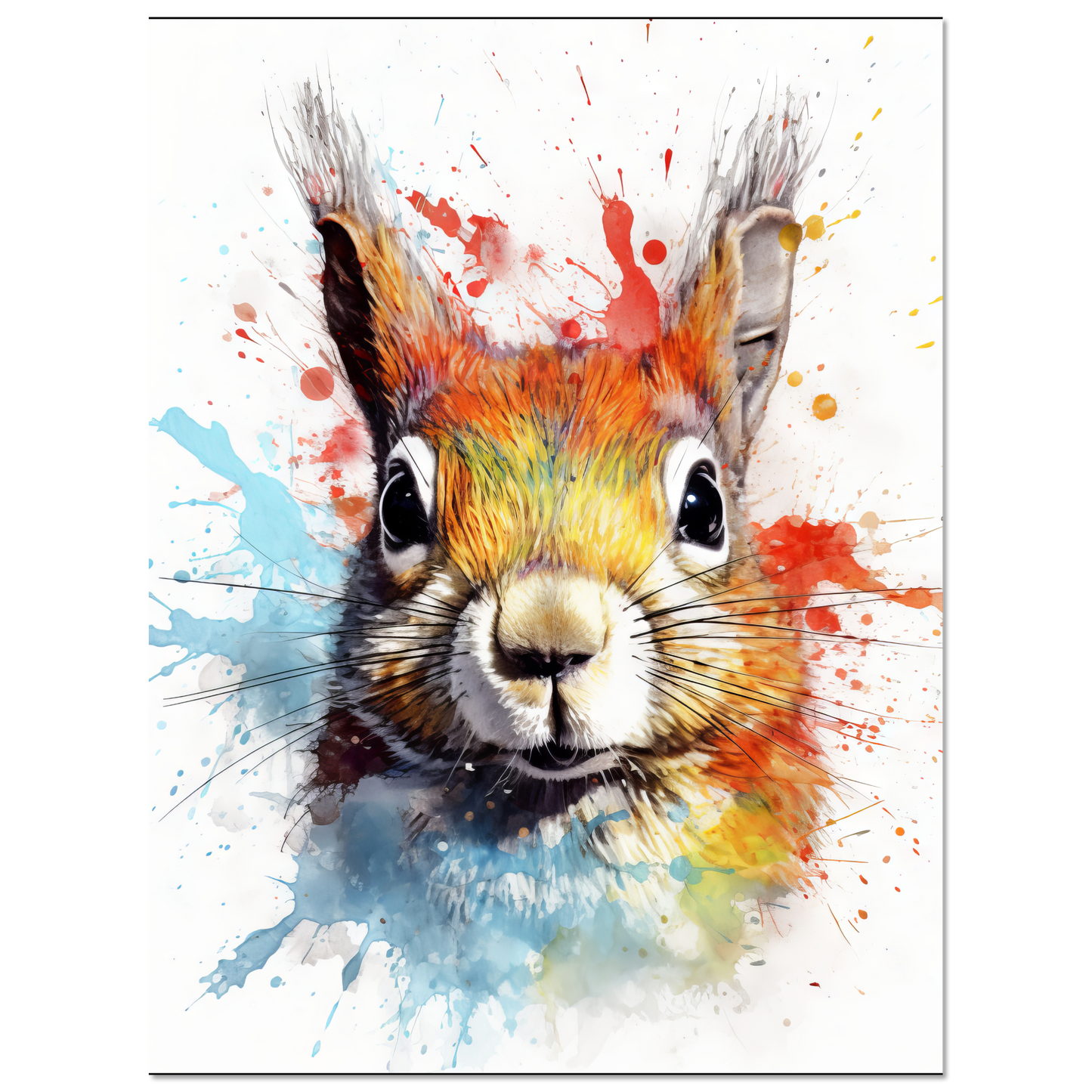 Squirrel pop art (SQUIRREL07)