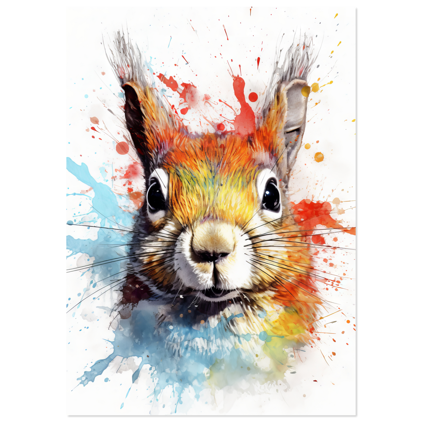 Squirrel pop art (SQUIRREL07)
