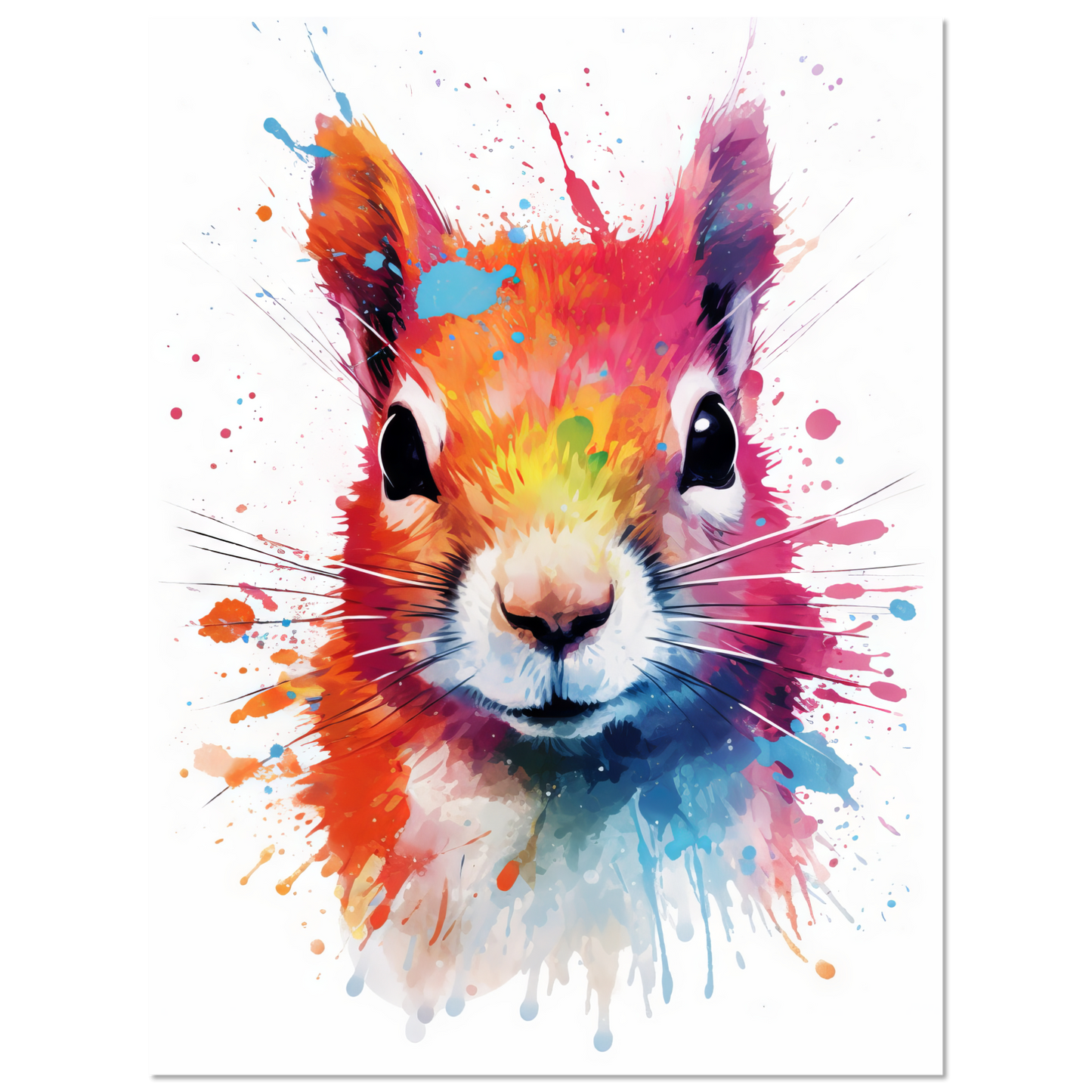 Squirrel pop art (SQUIRREL08)