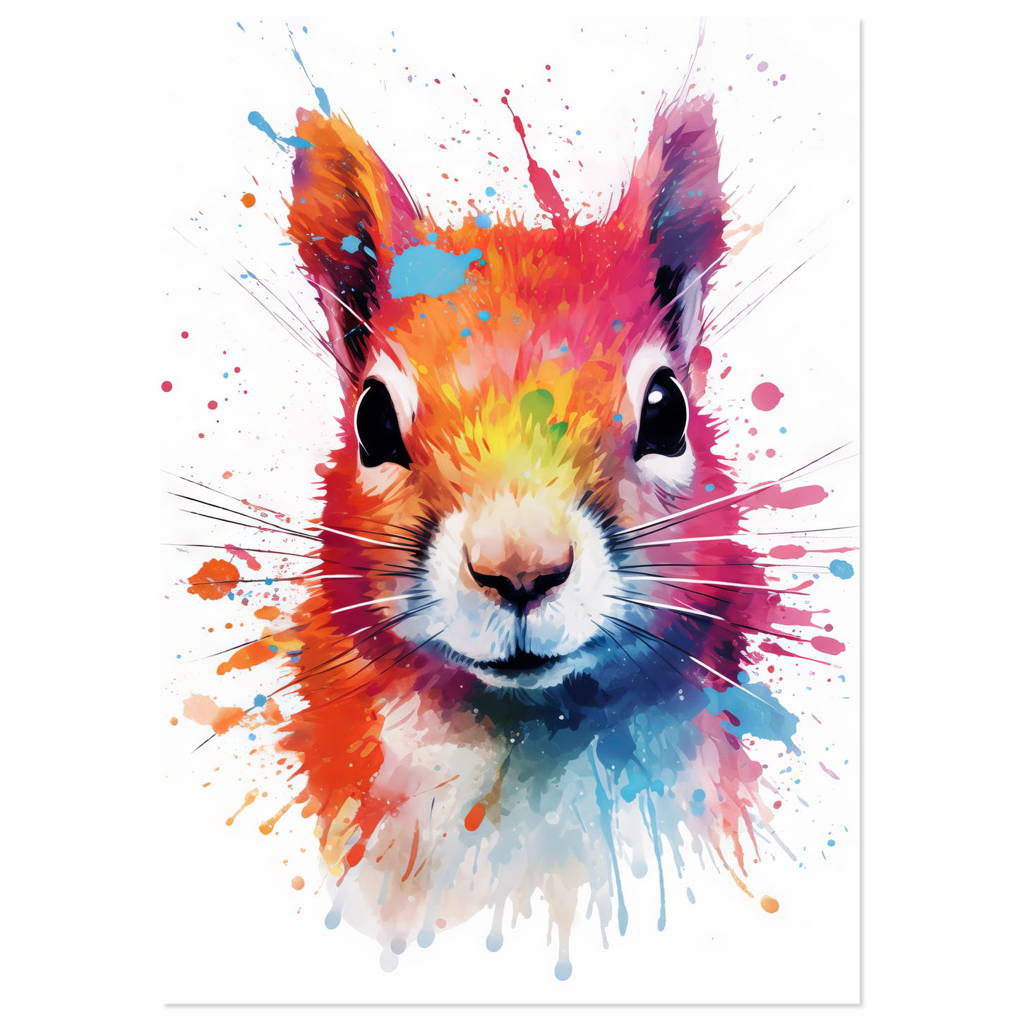 Squirrel pop art (SQUIRREL08)