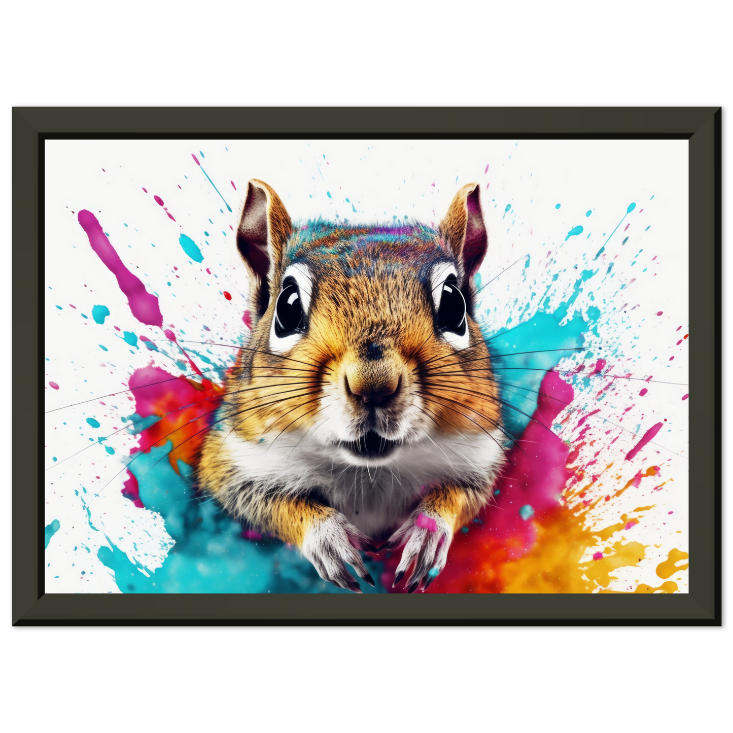 Chipmunk pop art (SQUIRREL09)