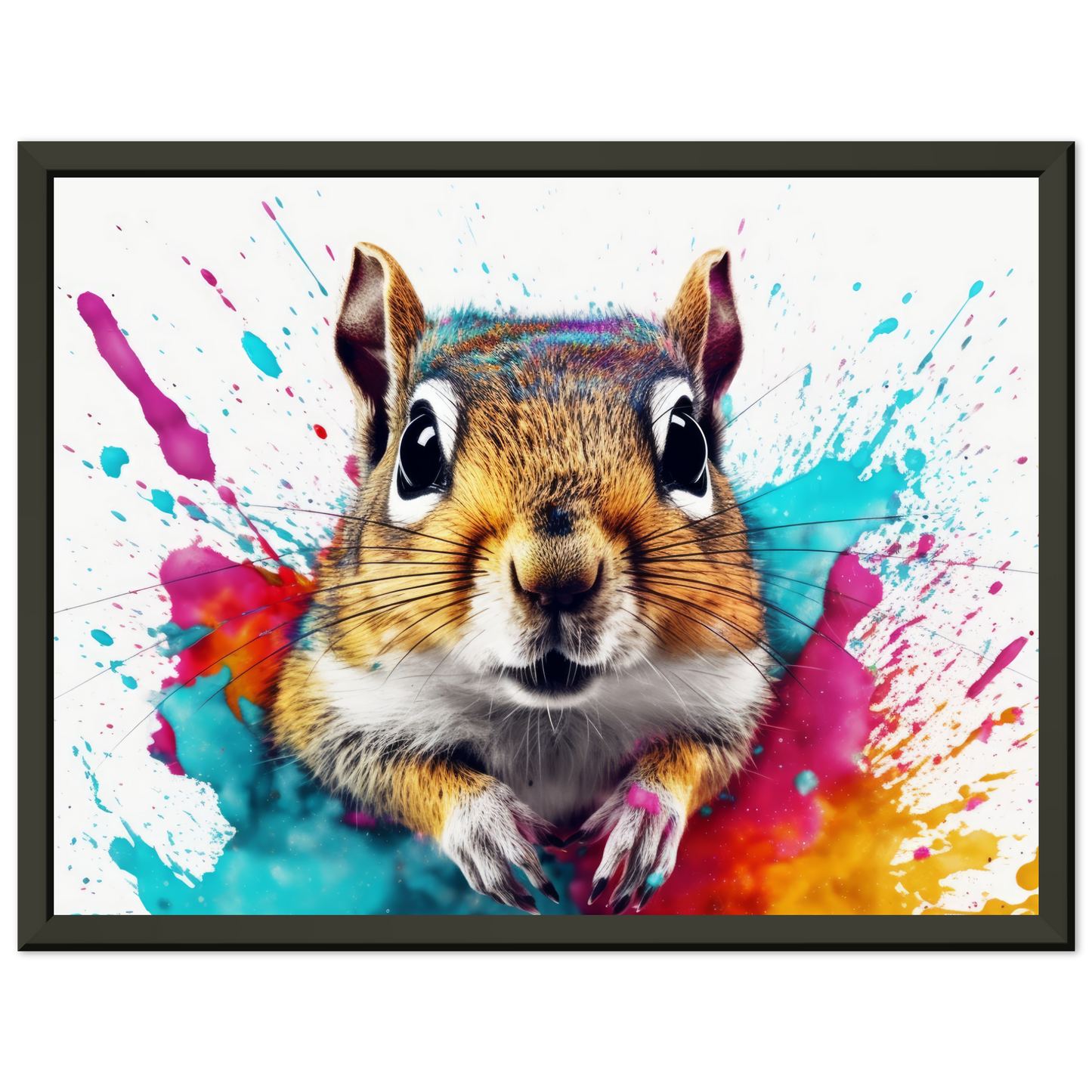 Chipmunk pop art (SQUIRREL09)