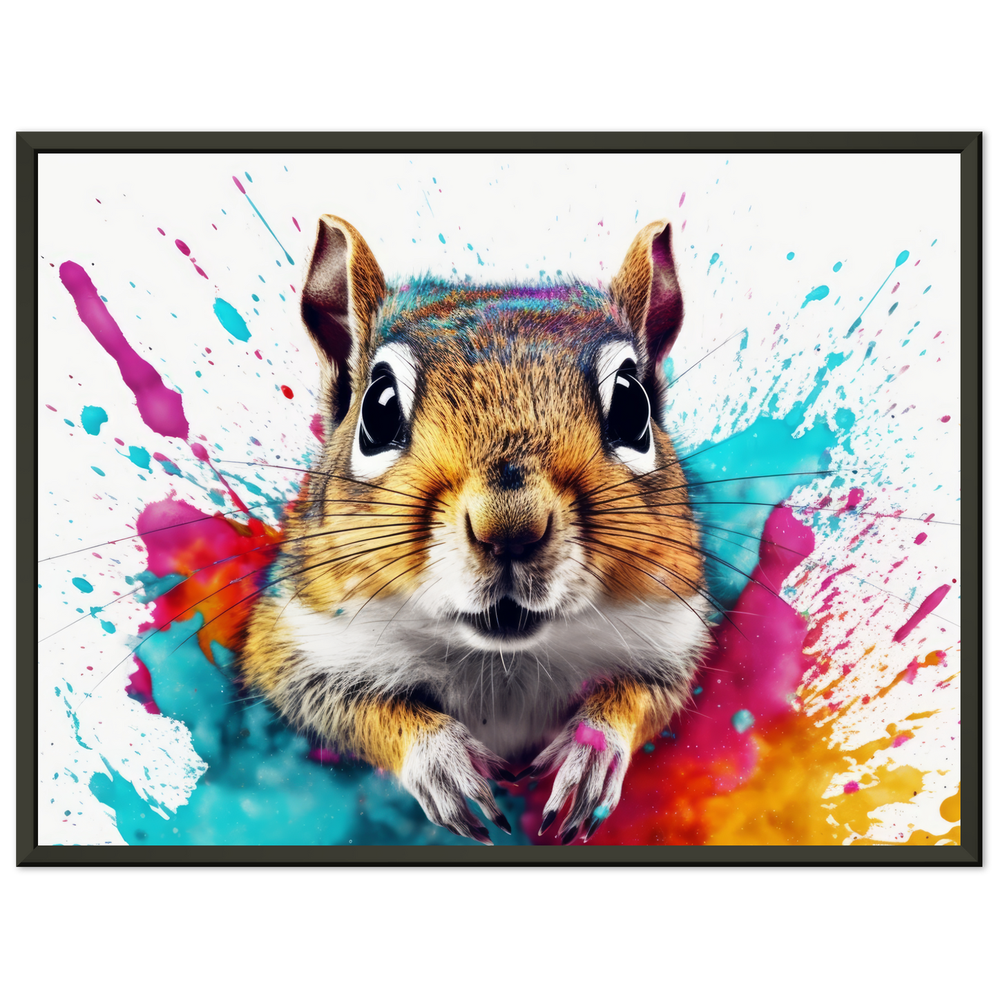 Chipmunk pop art (SQUIRREL09)