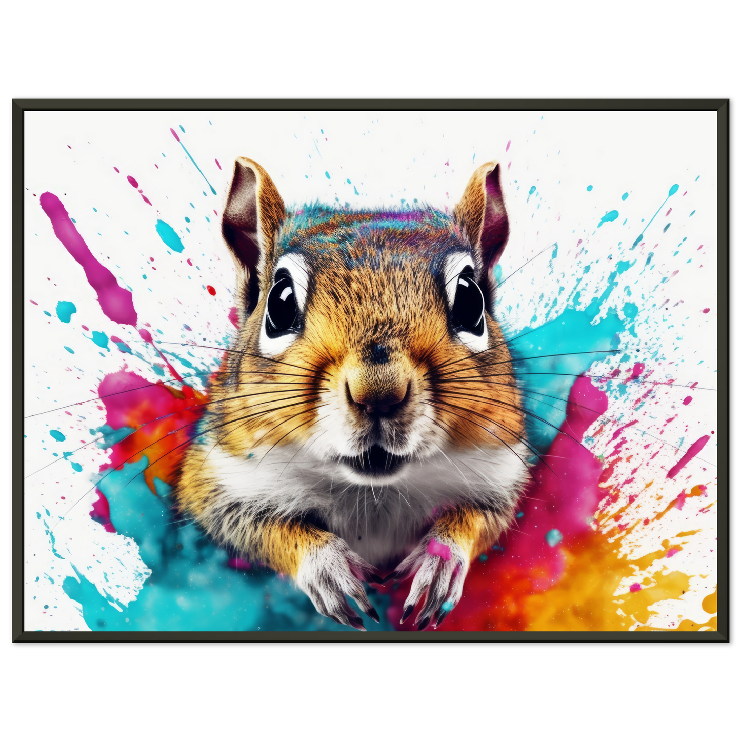 Chipmunk pop art (SQUIRREL09)