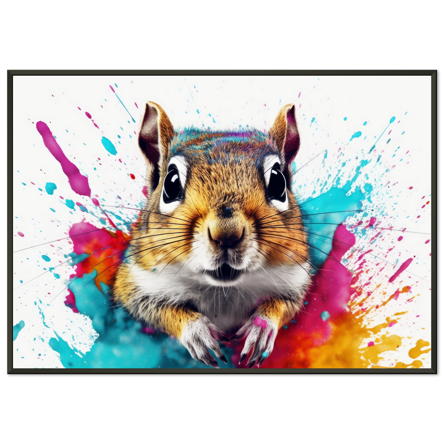 Chipmunk pop art (SQUIRREL09)