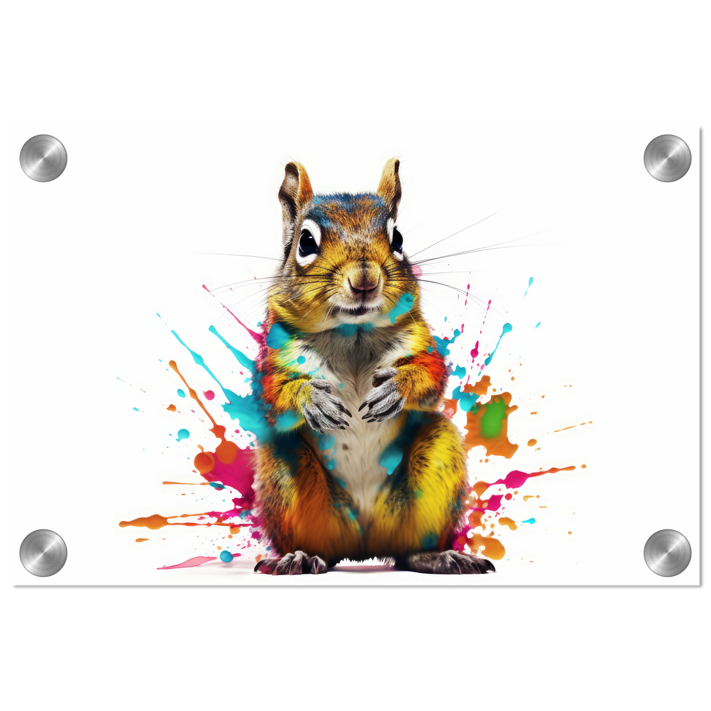 Chipmunk pop art (SQUIRREL10)