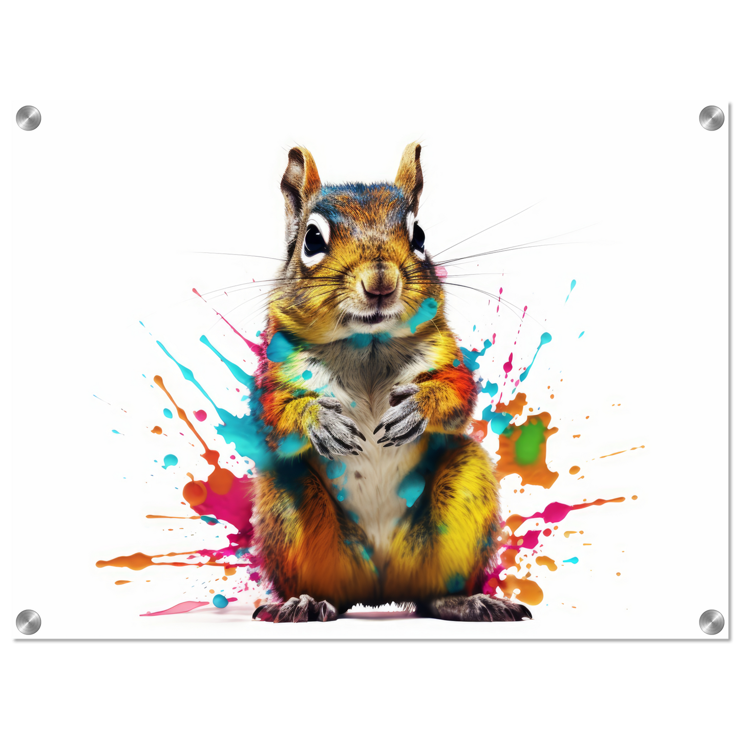 Chipmunk pop art (SQUIRREL10)