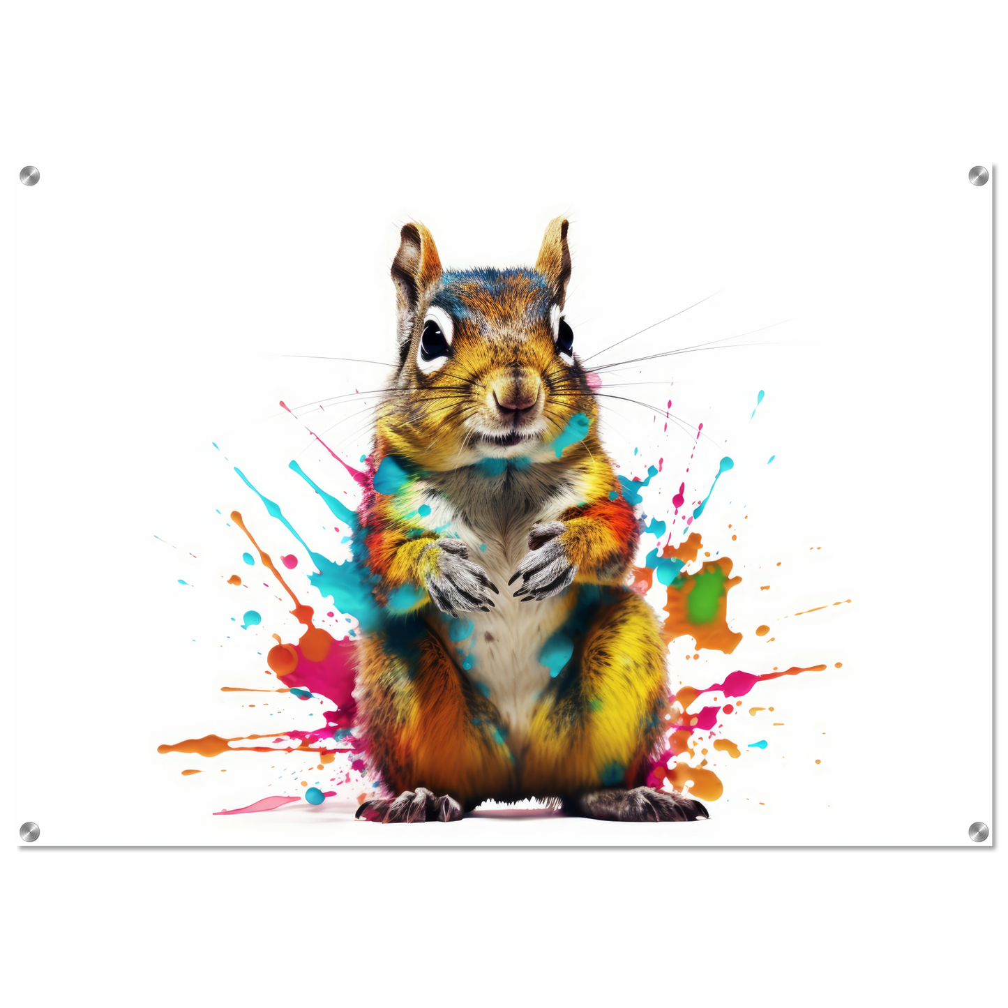 Chipmunk pop art (SQUIRREL10)