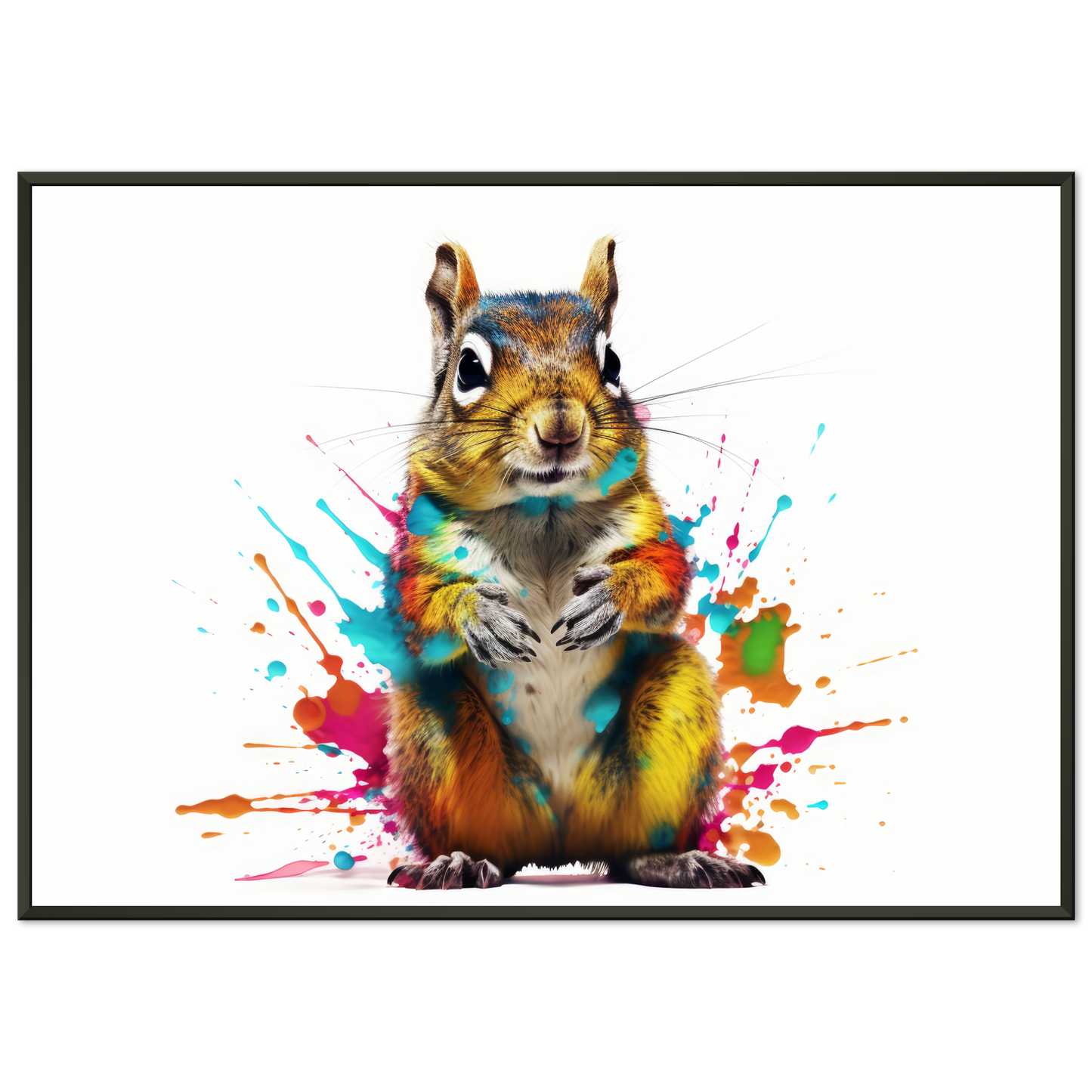 Chipmunk pop art (SQUIRREL10)