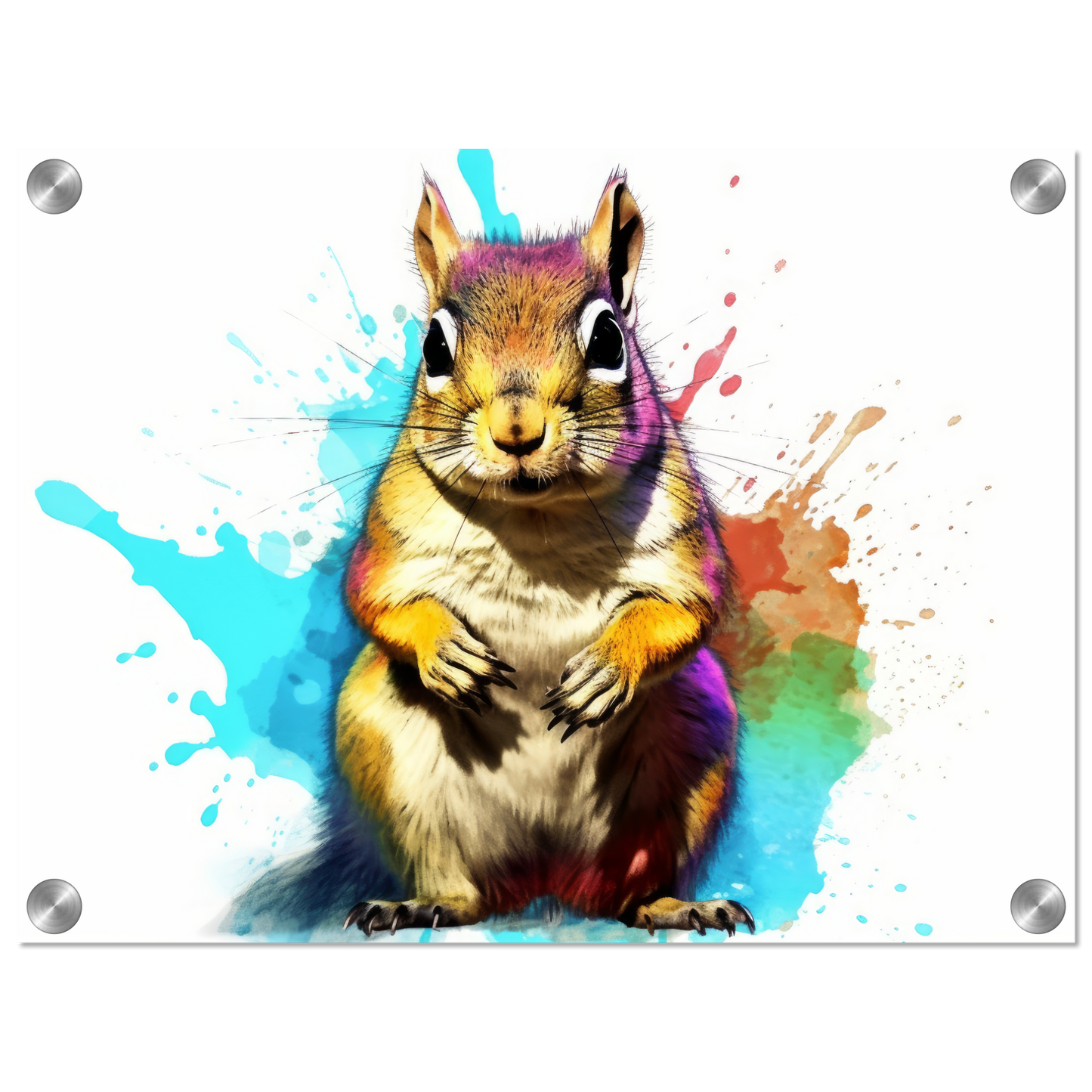 Streifenhörnchen Pop-Art (SQUIRREL11)
