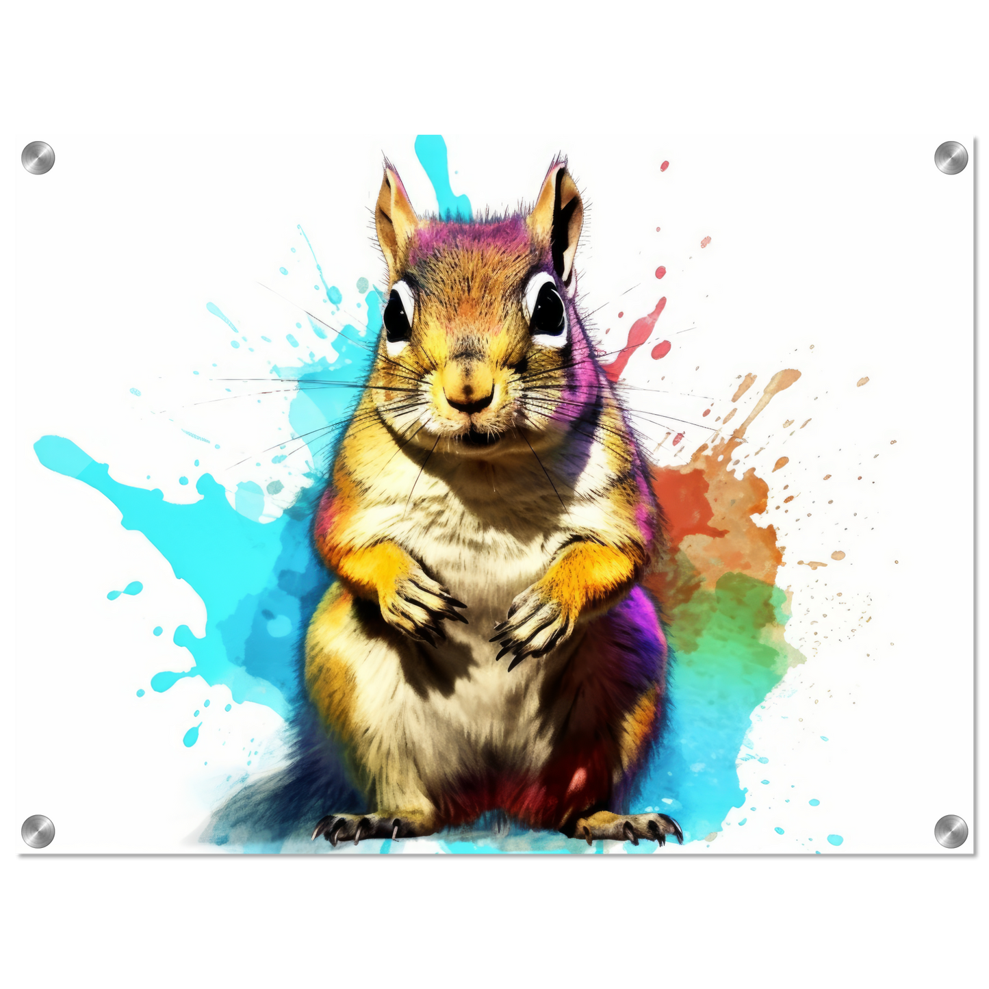 Streifenhörnchen Pop-Art (SQUIRREL11)