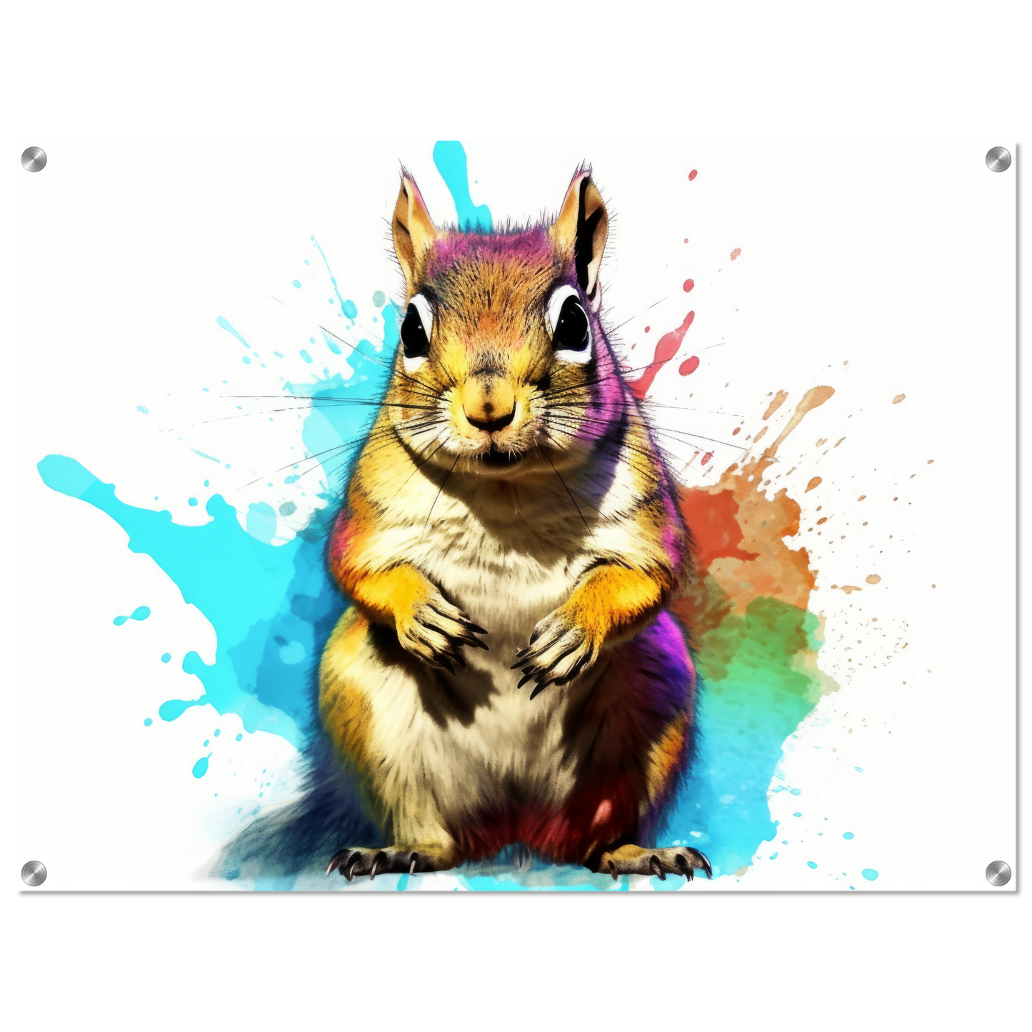 Streifenhörnchen Pop-Art (SQUIRREL11)