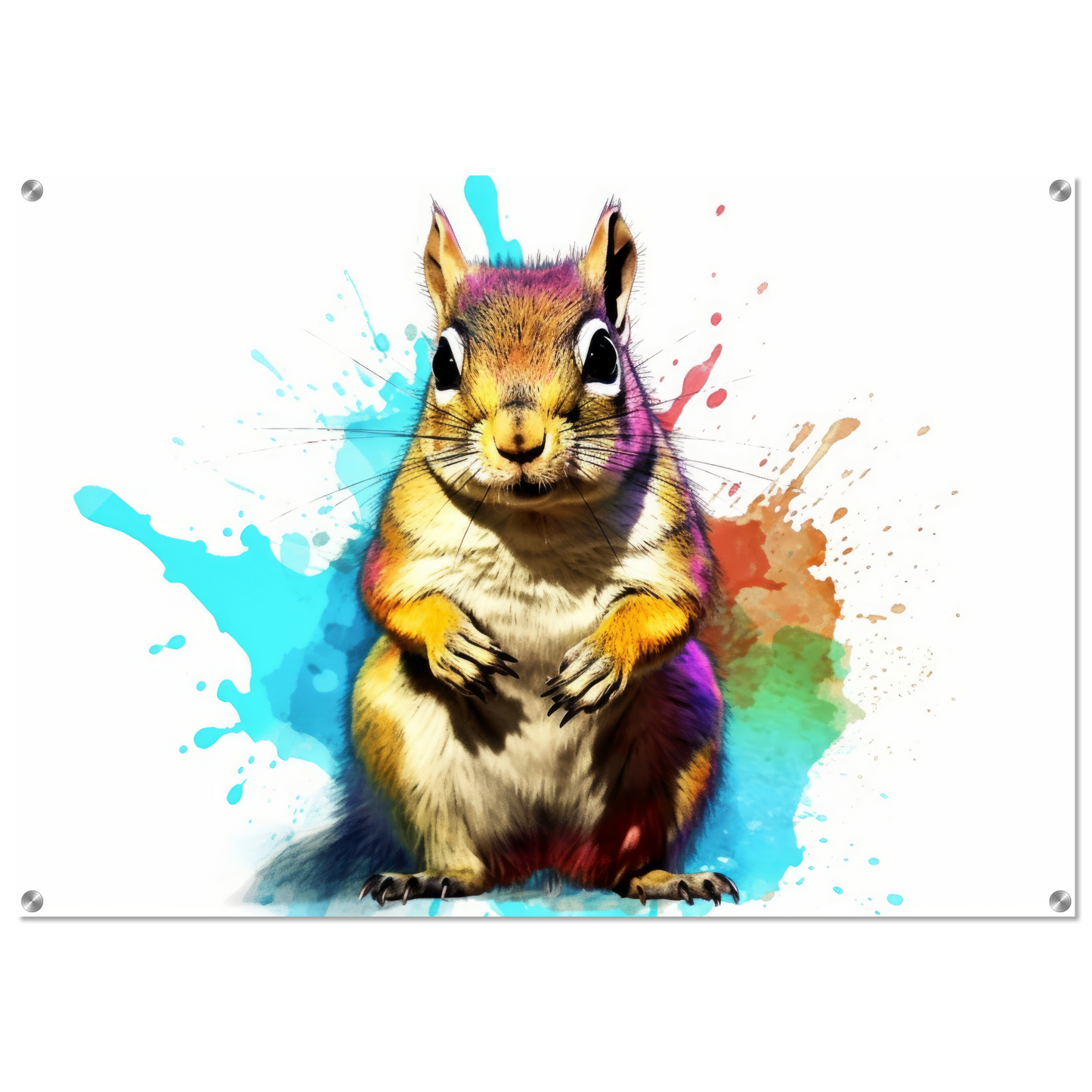 Streifenhörnchen Pop-Art (SQUIRREL11)