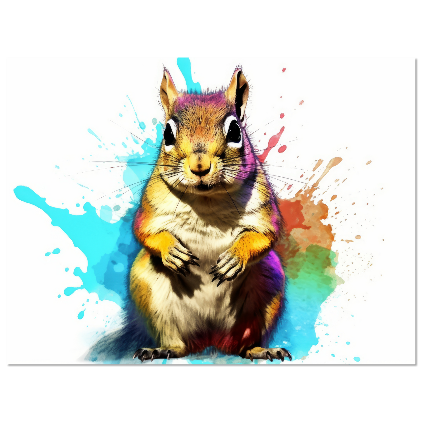 Streifenhörnchen Pop-Art (SQUIRREL11)