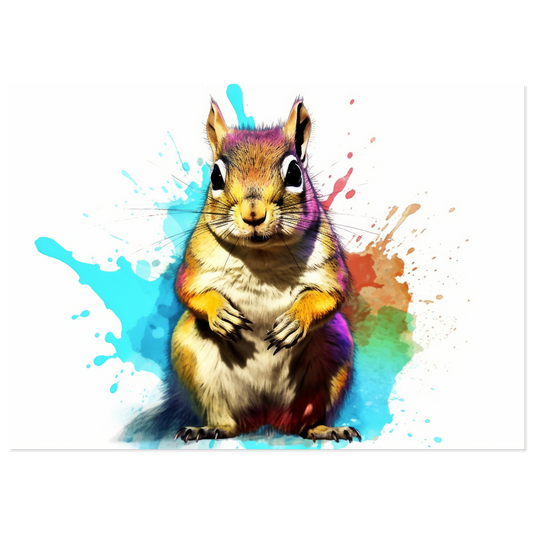 Chipmunk pop art (SQUIRREL11)