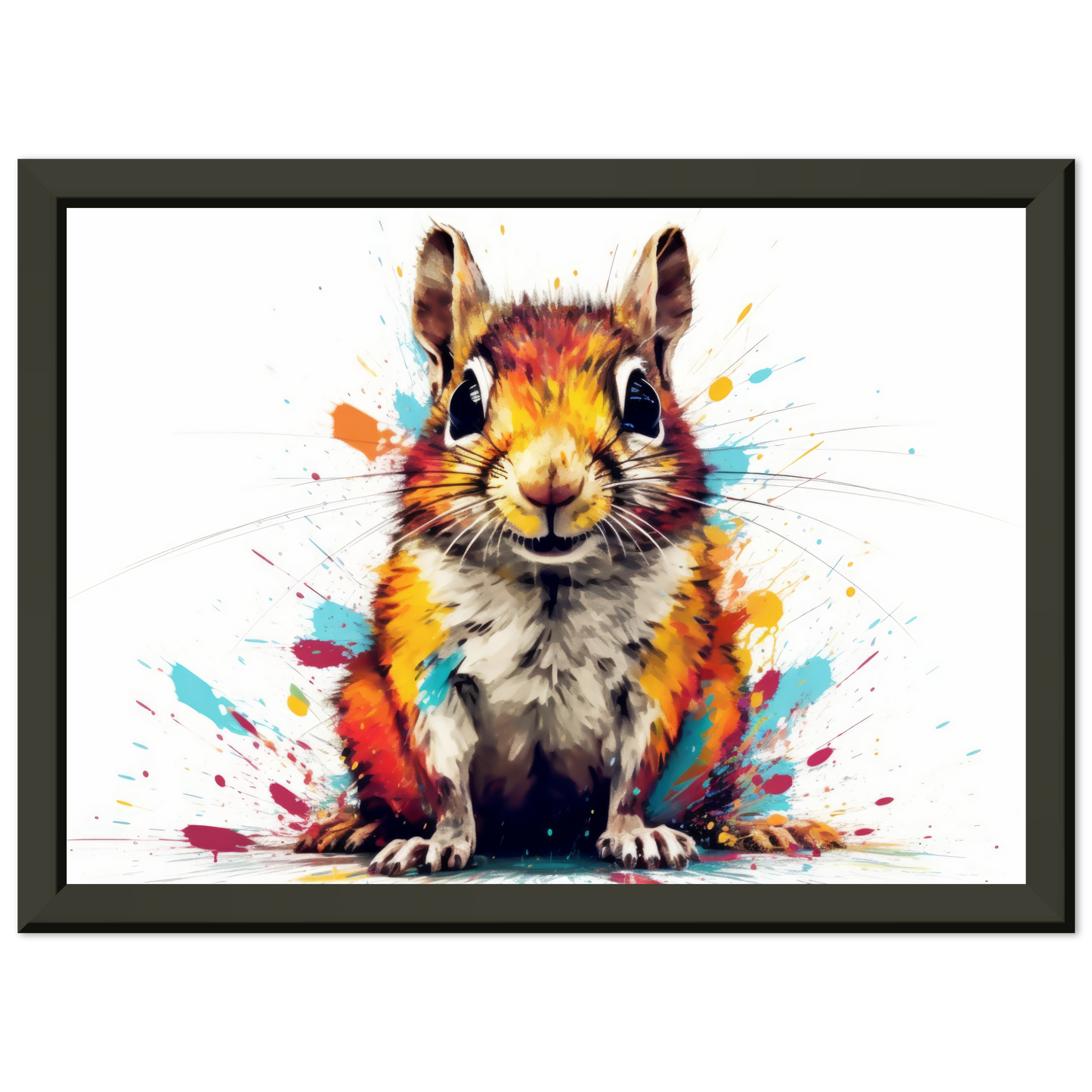 Chipmunk pop art (SQUIRREL12)