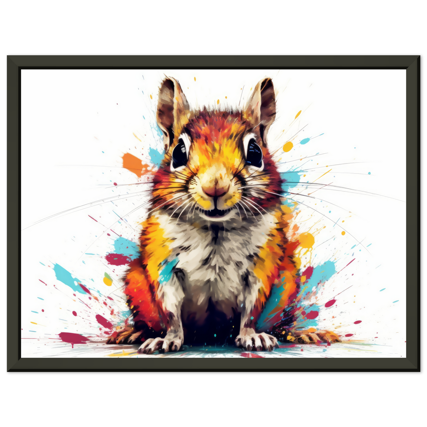 Chipmunk pop art (SQUIRREL12)