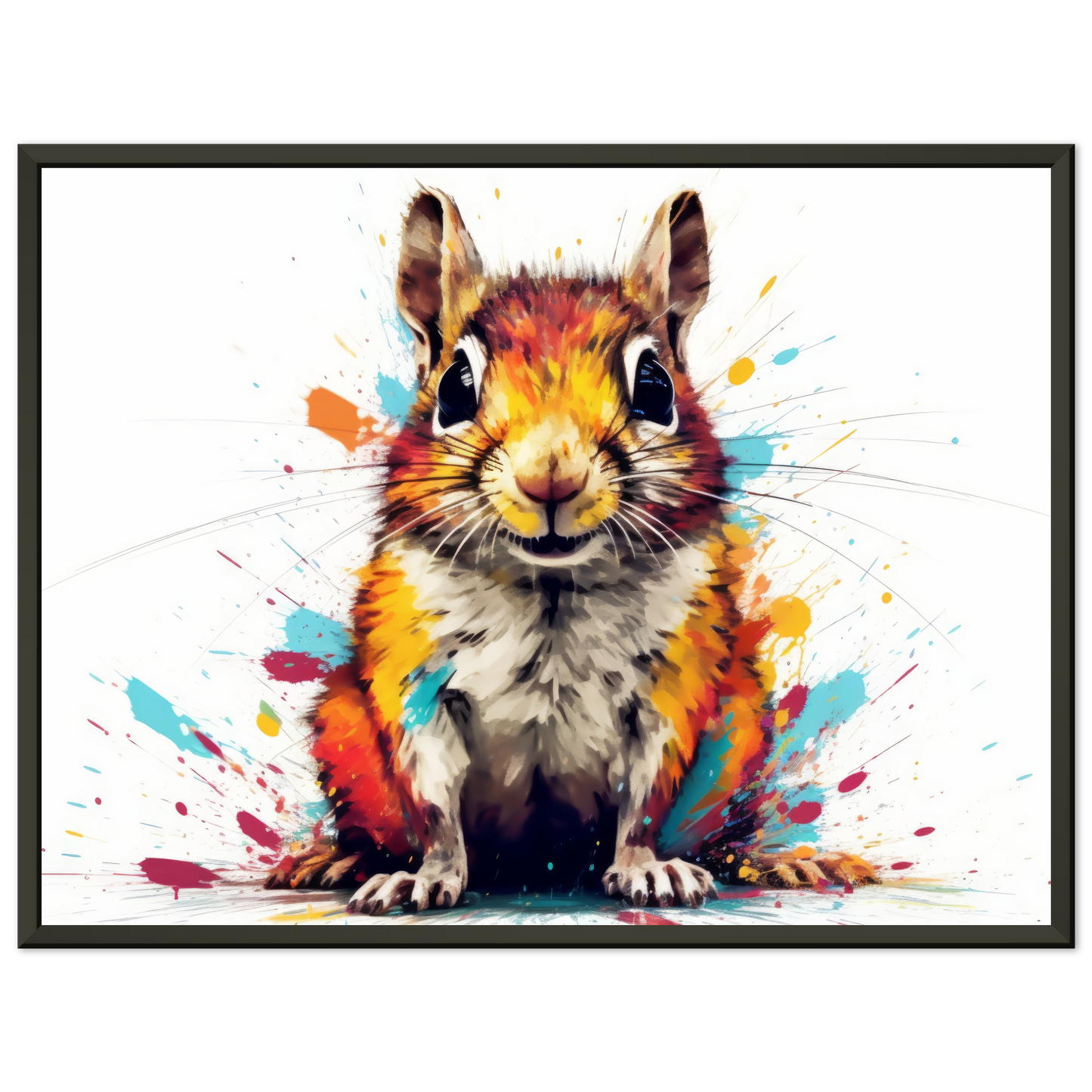 Chipmunk pop art (SQUIRREL12)