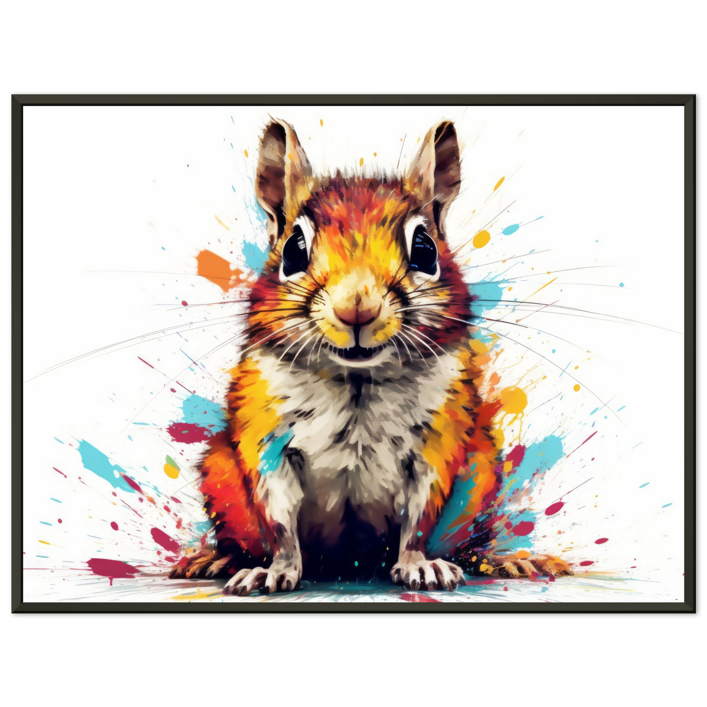 Chipmunk pop art (SQUIRREL12)