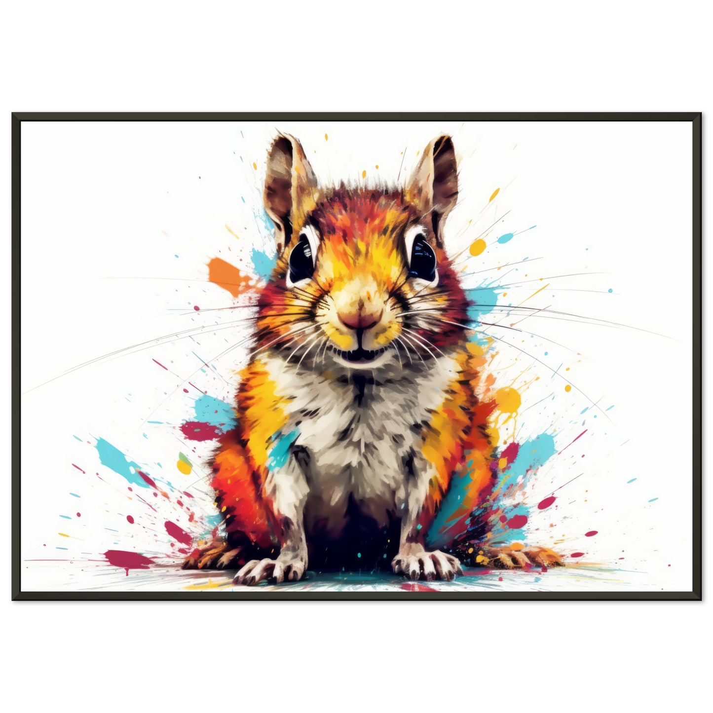 Chipmunk pop art (SQUIRREL12)