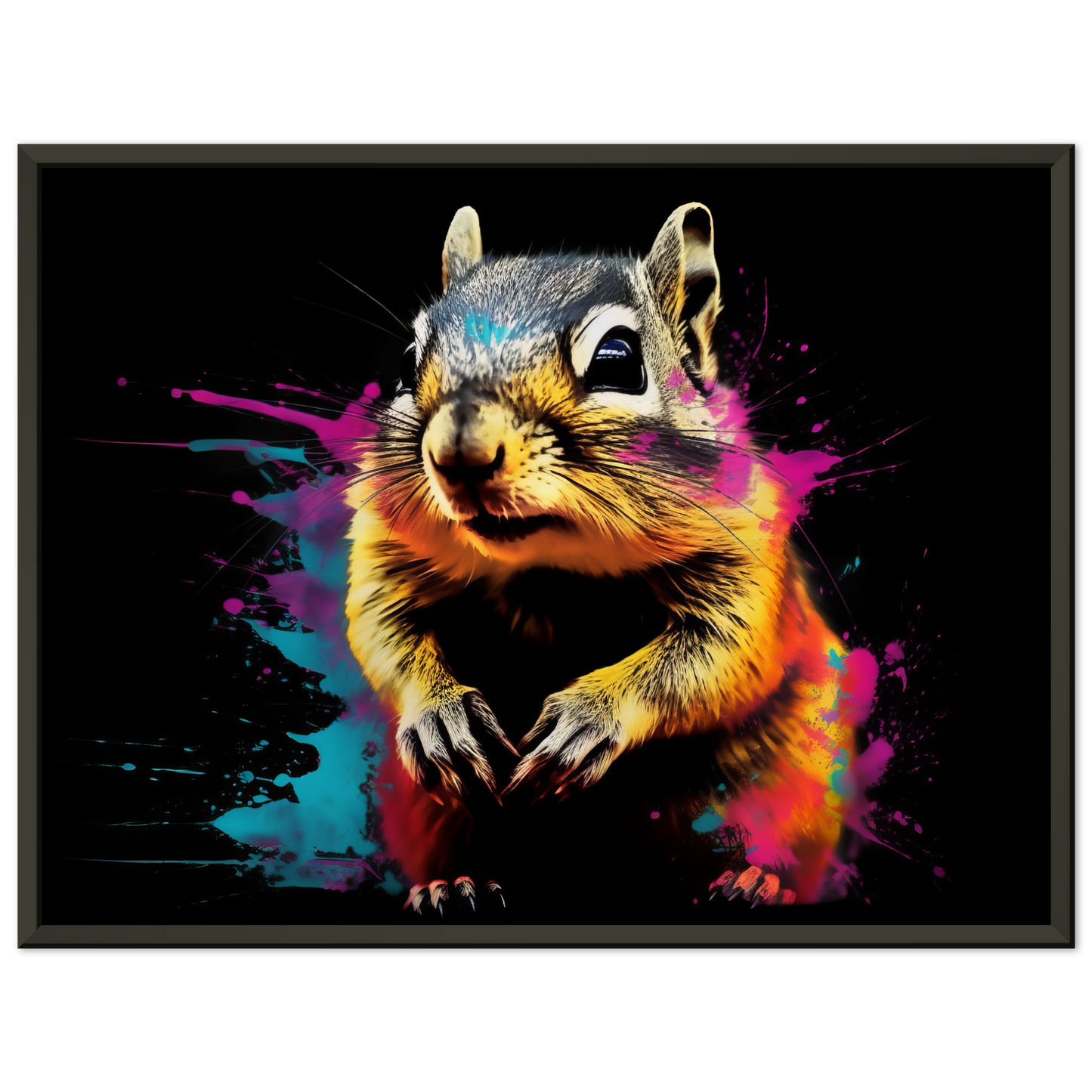 Chipmunk pop art (SQUIRREL13)