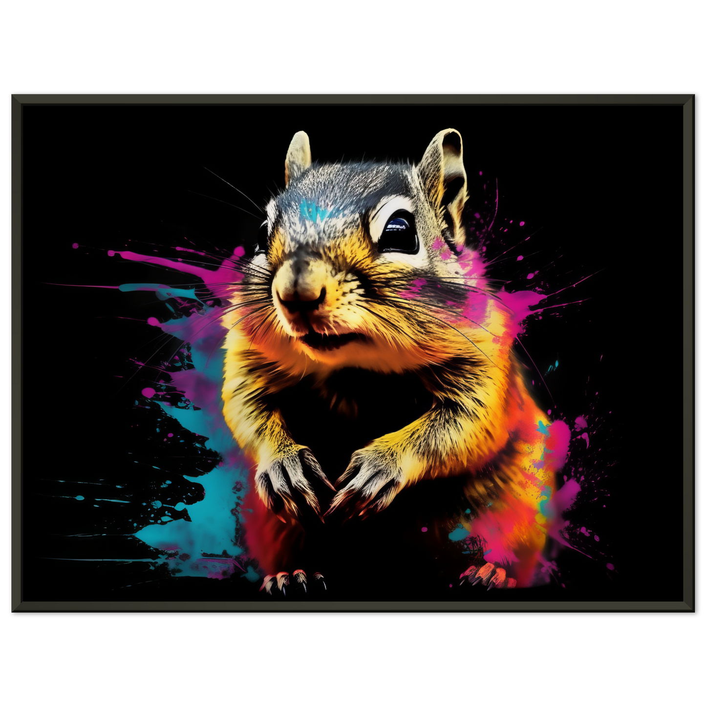 Chipmunk pop art (SQUIRREL13)