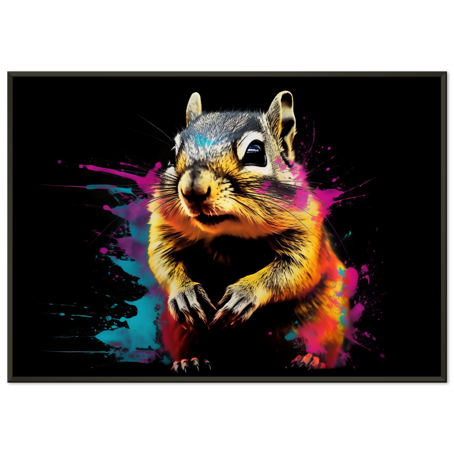 Chipmunk pop art (SQUIRREL13)