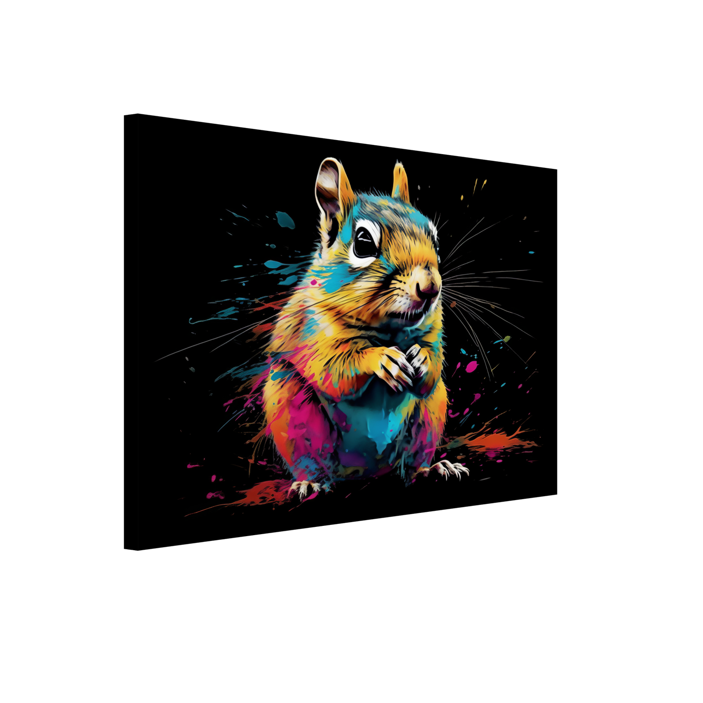 Chipmunk pop art (SQUIRREL14)