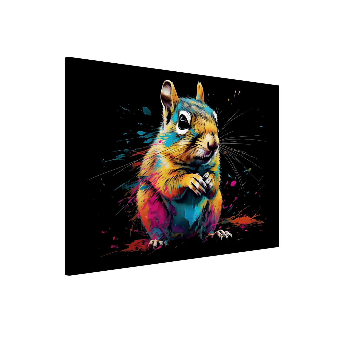 Chipmunk pop art (SQUIRREL14)