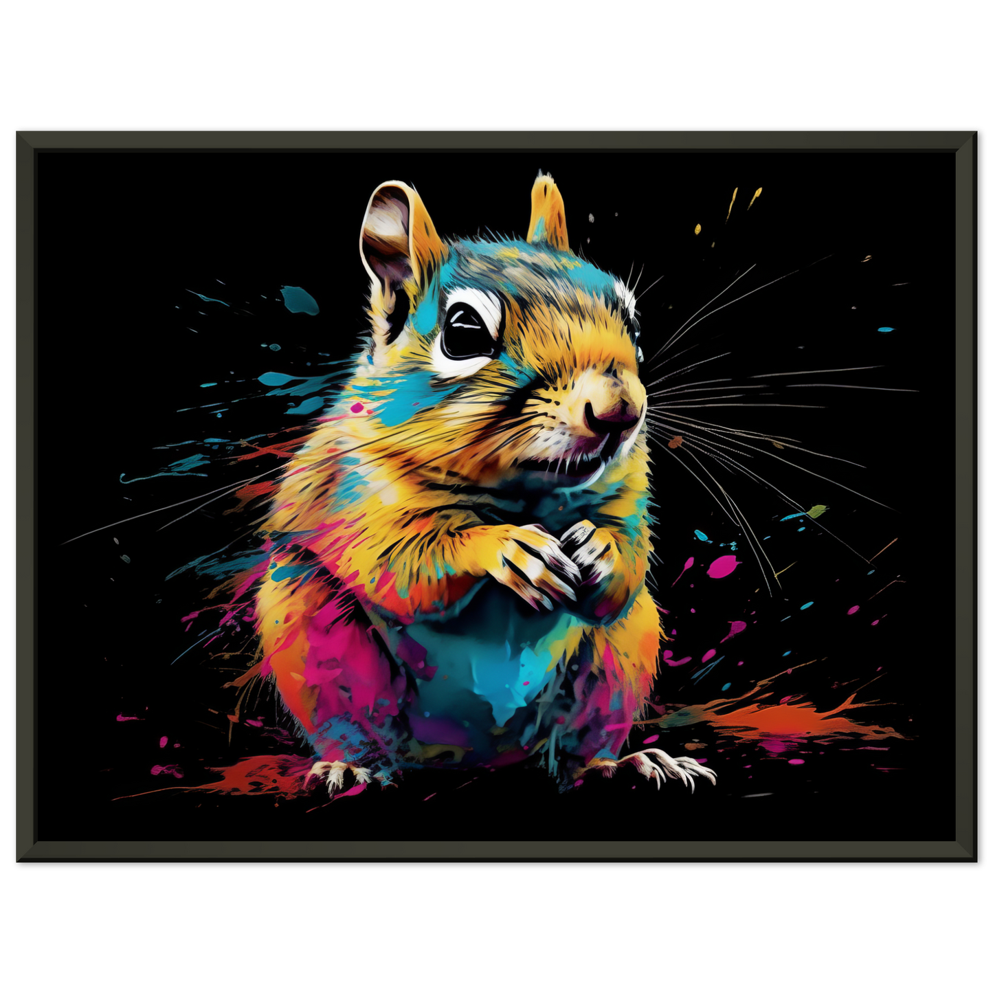 Chipmunk pop art (SQUIRREL14)
