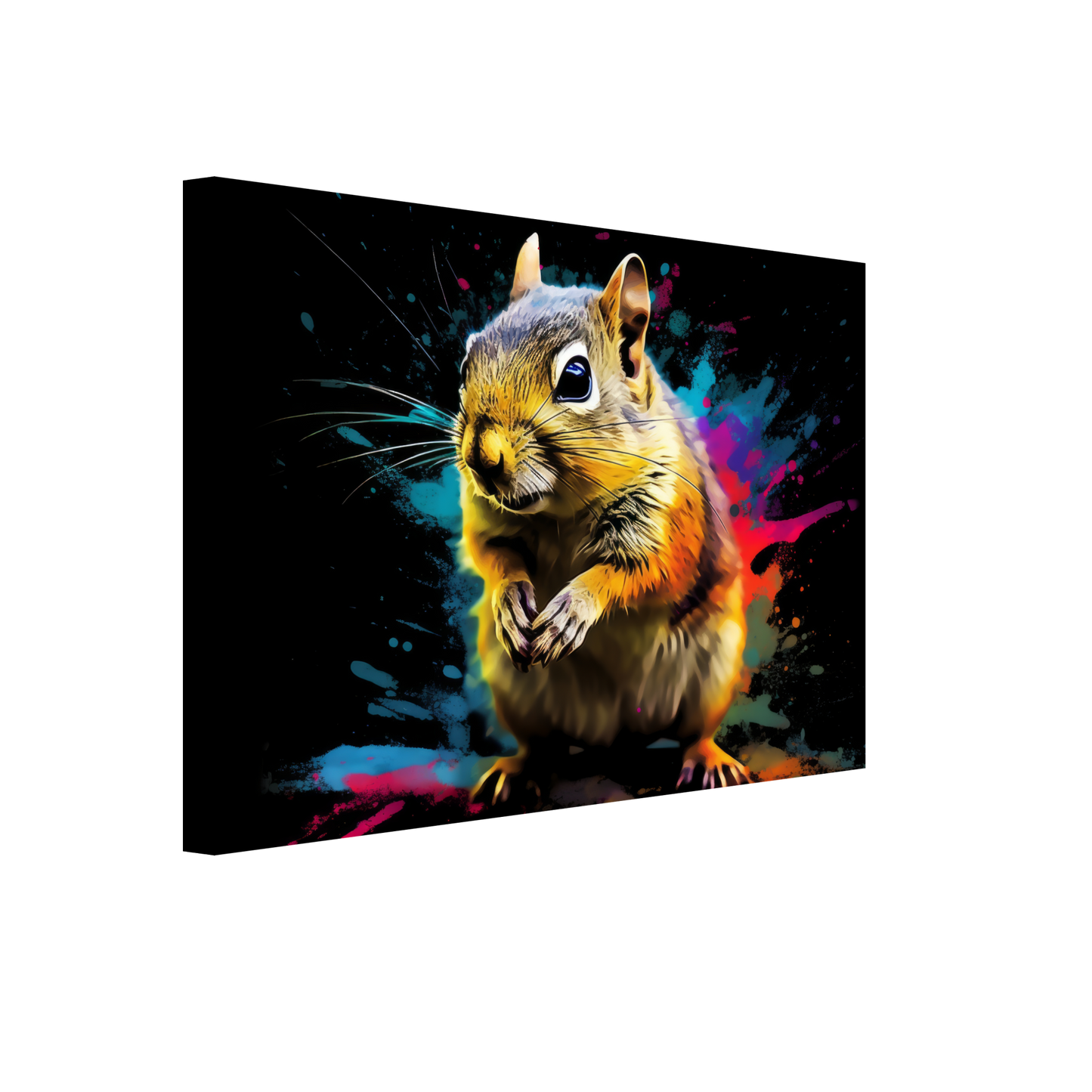 Chipmunk pop art (SQUIRREL15)