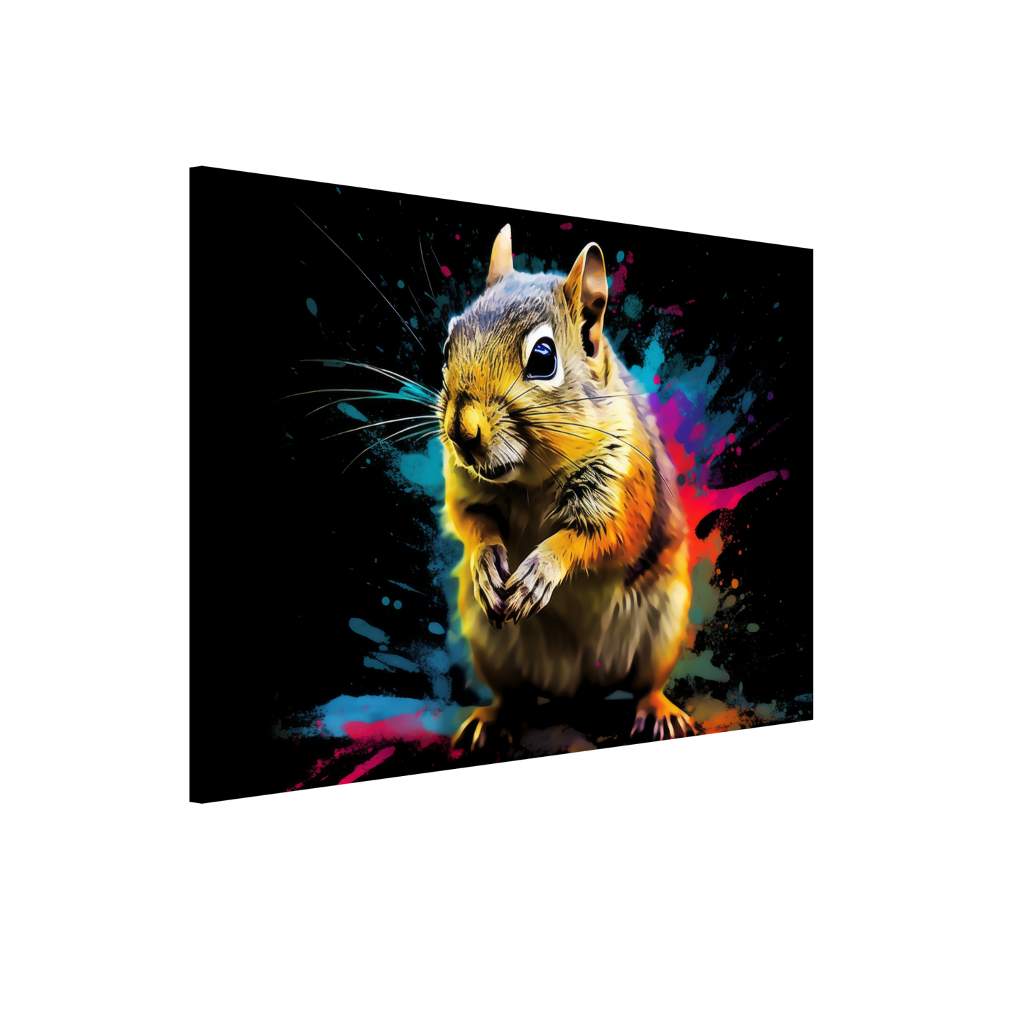 Chipmunk pop art (SQUIRREL15)