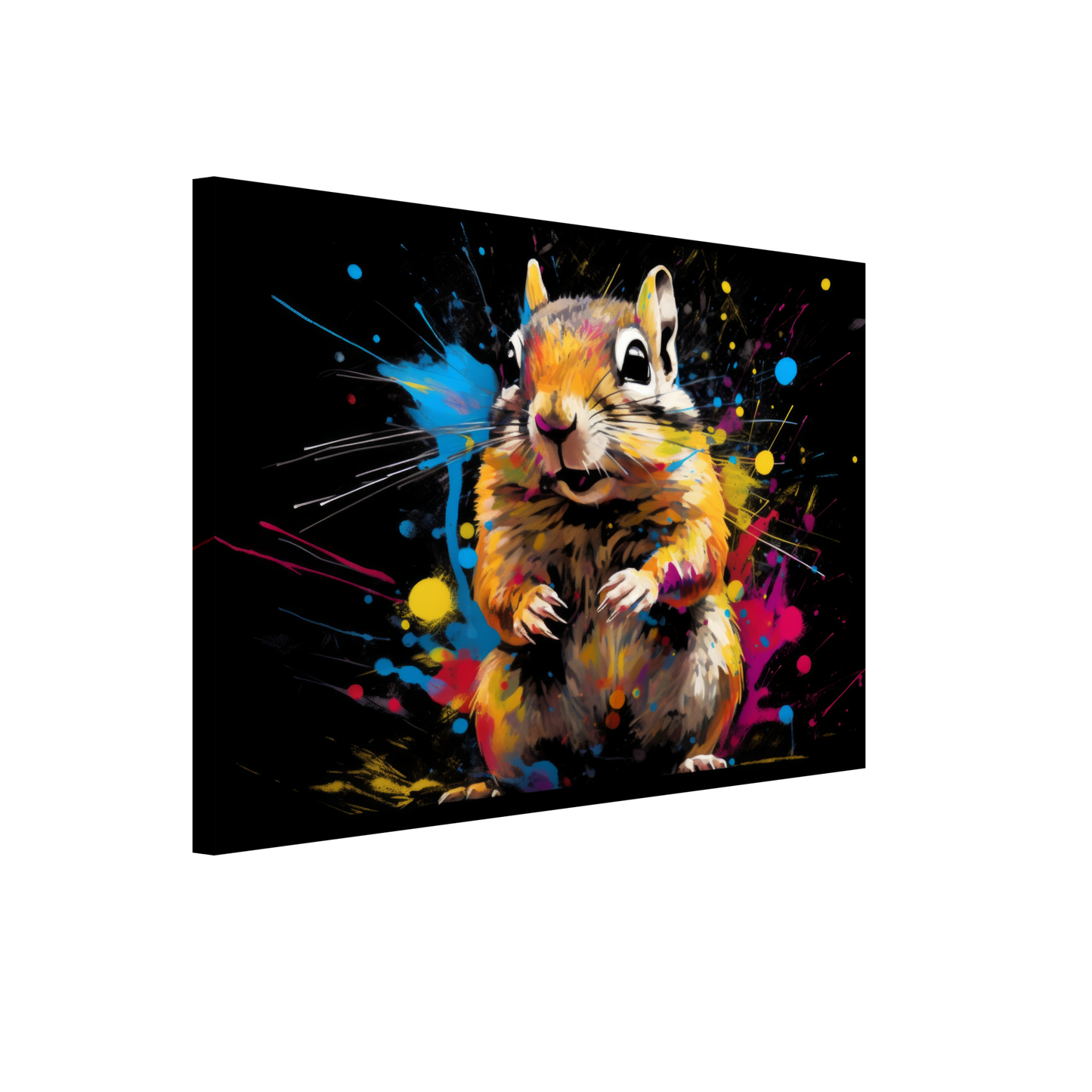 Chipmunk pop art (SQUIRREL16)