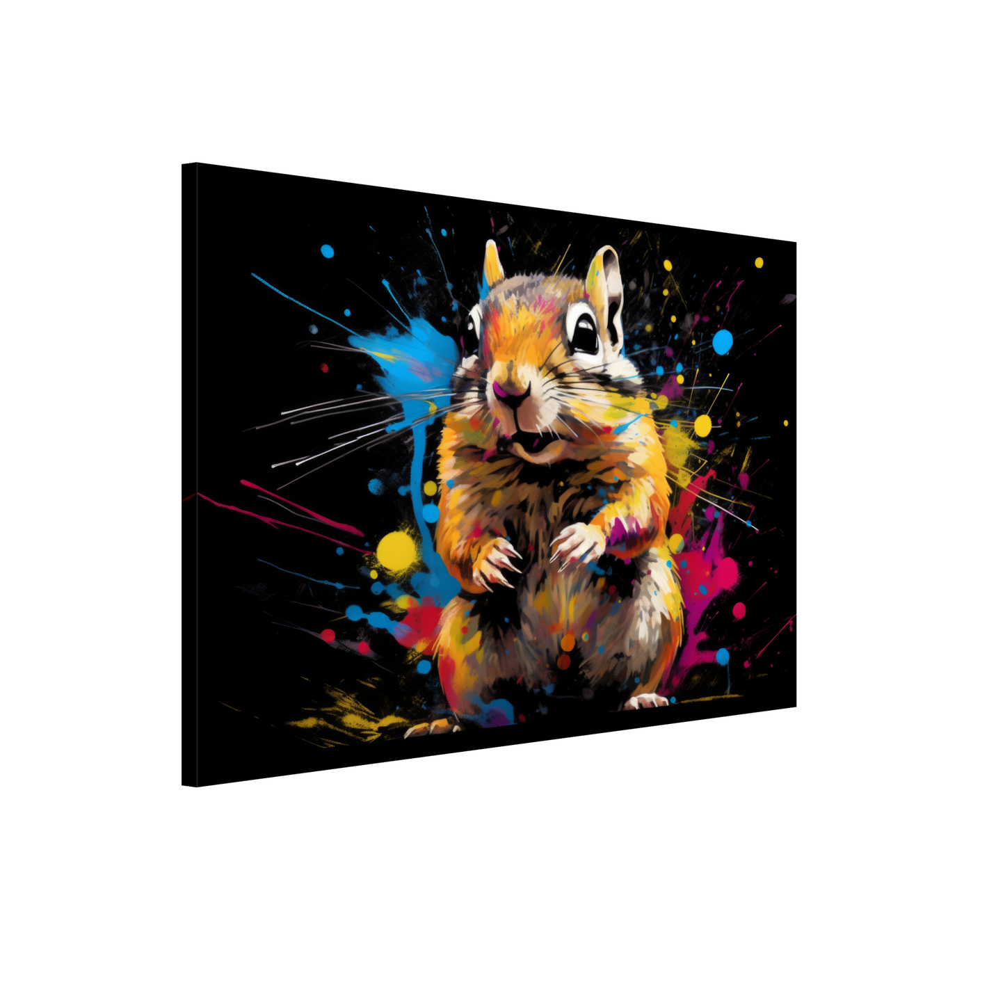 Chipmunk pop art (SQUIRREL16)