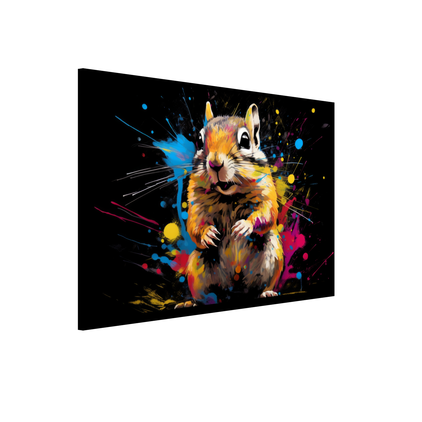 Chipmunk pop art (SQUIRREL16)