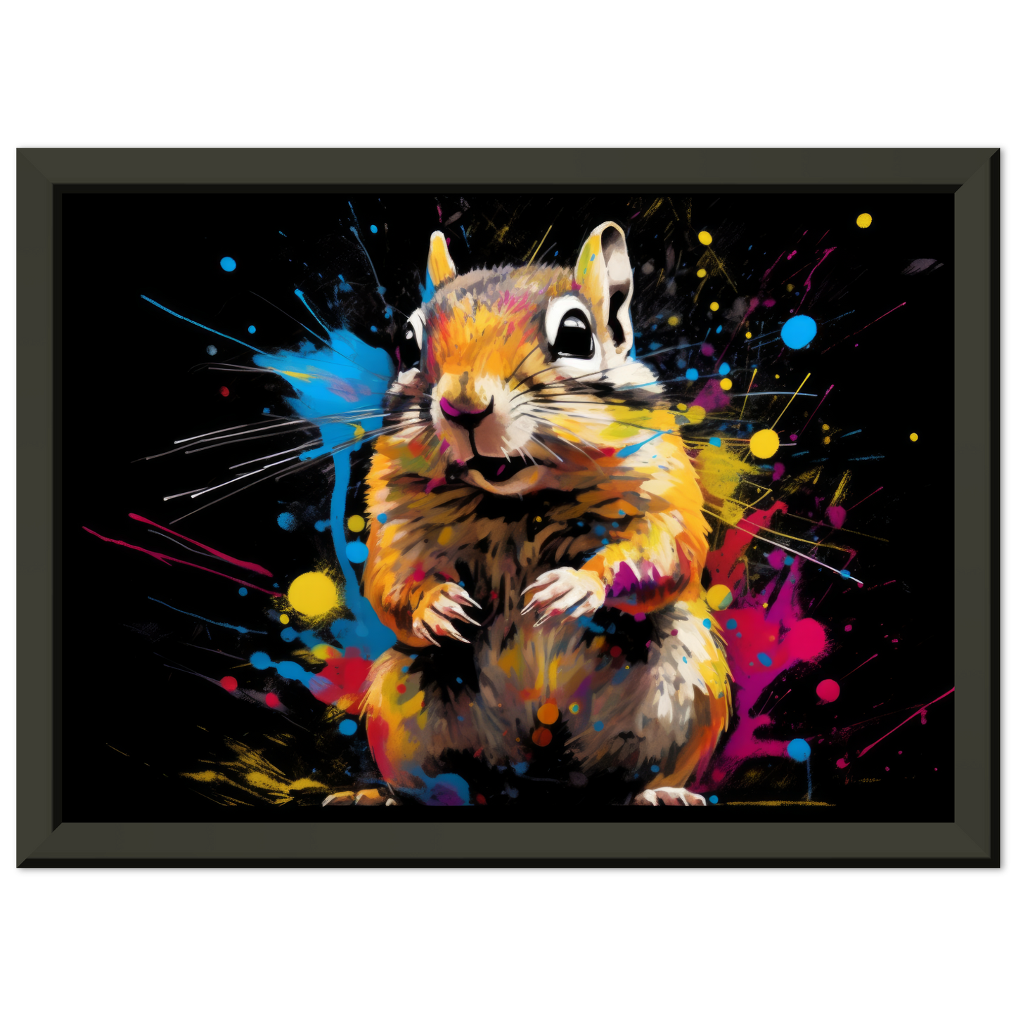 Chipmunk pop art (SQUIRREL16)