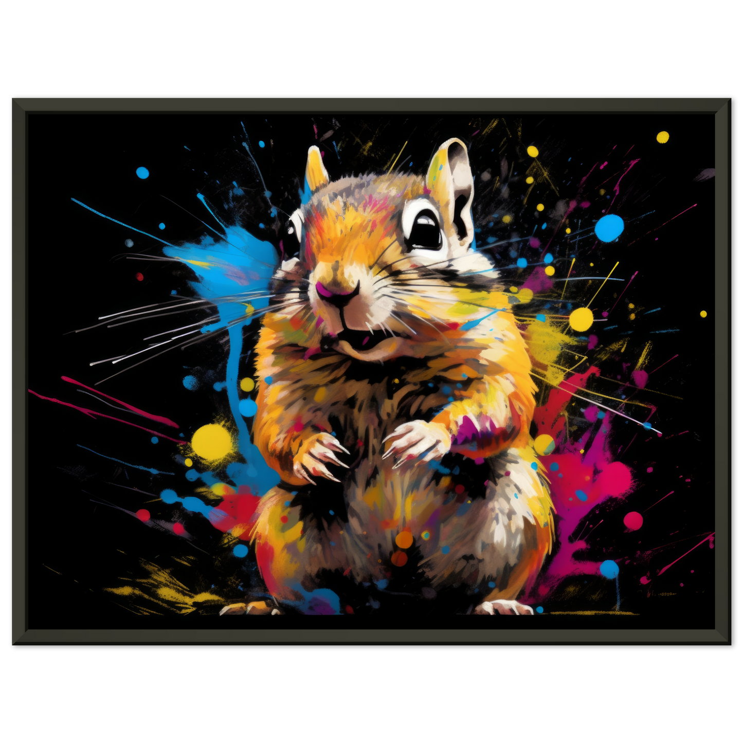 Chipmunk pop art (SQUIRREL16)