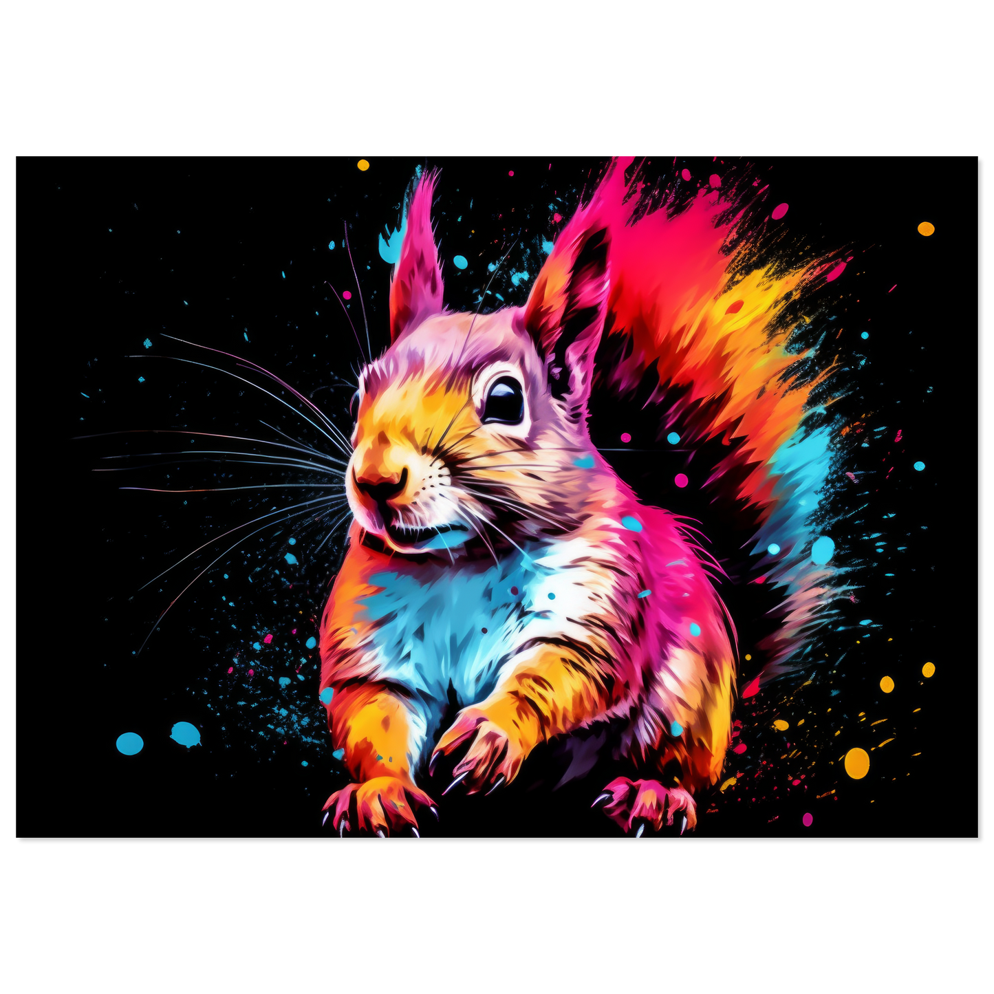 Squirrel pop art (SQUIRREL17)