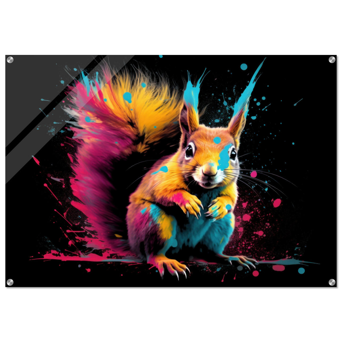 Squirrel pop art (SQUIRREL18)