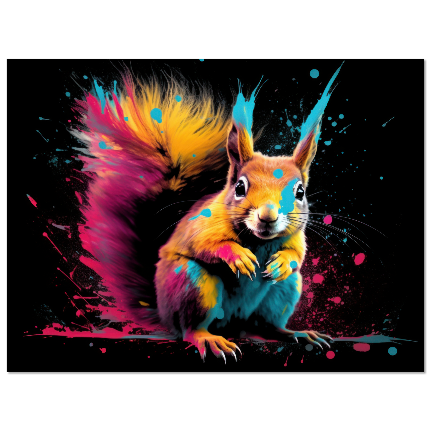 Squirrel pop art (SQUIRREL18)