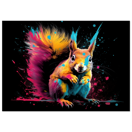 Squirrel pop art (SQUIRREL18)