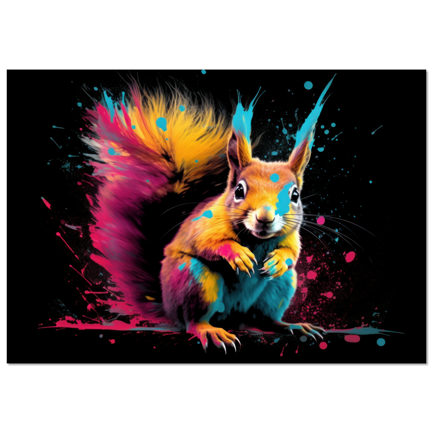 Squirrel pop art (SQUIRREL18)
