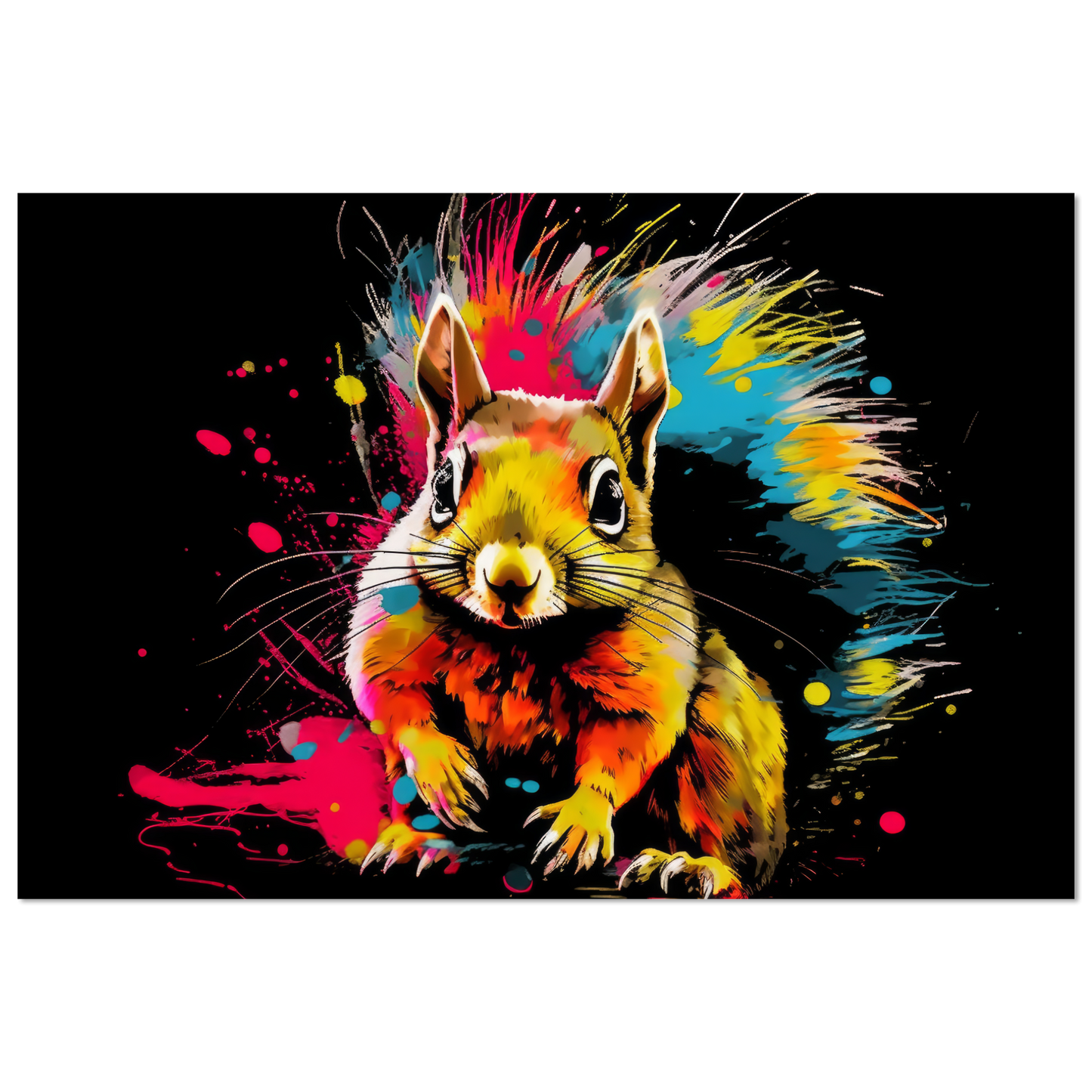Squirrel pop art (SQUIRREL19)