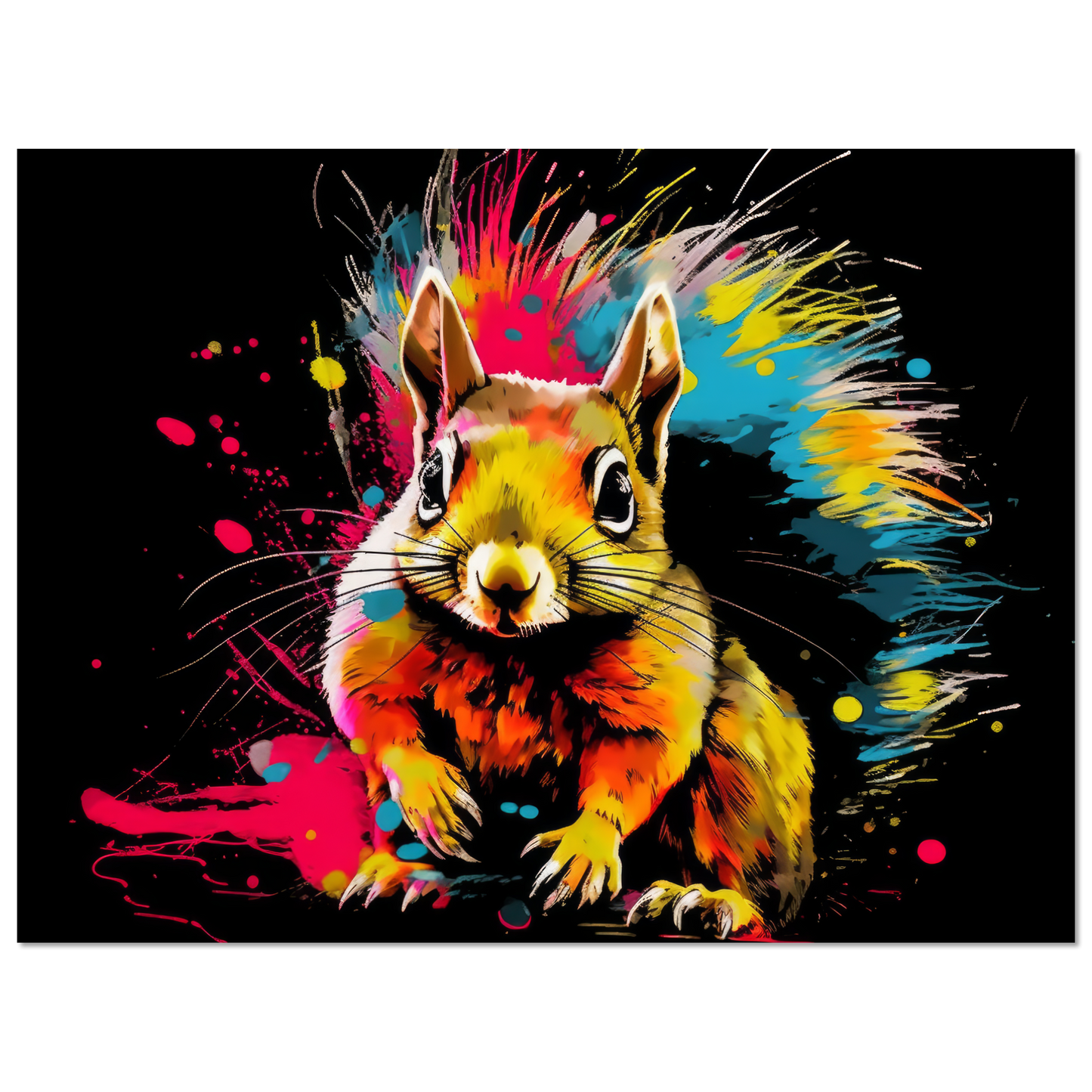 Squirrel pop art (SQUIRREL19)