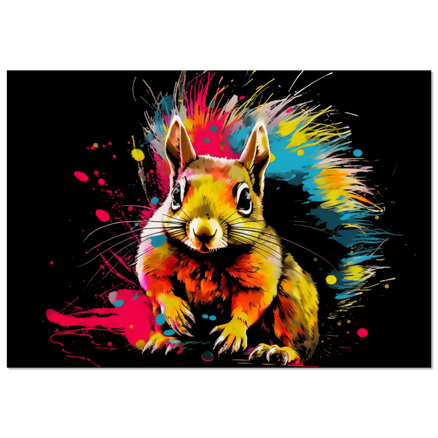 Squirrel pop art (SQUIRREL19)