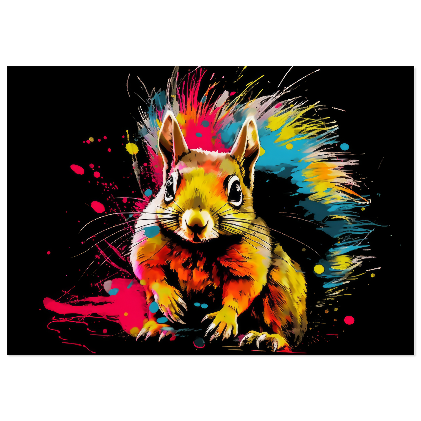 Squirrel pop art (SQUIRREL19)